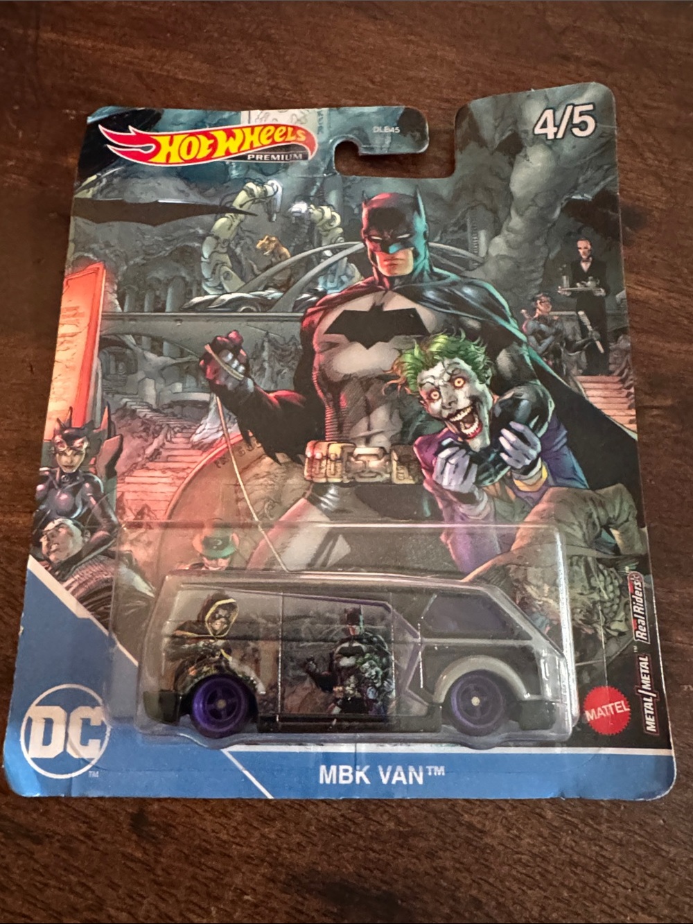 NIB Hot Wheels MBK Van - Gray with Purple Wheels